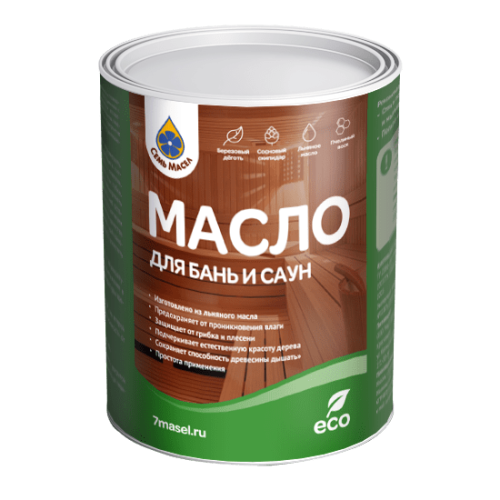 детальное фото масло для бань и саун семь масел 0,9 л. в интернет-магазине Дачный Эксперт