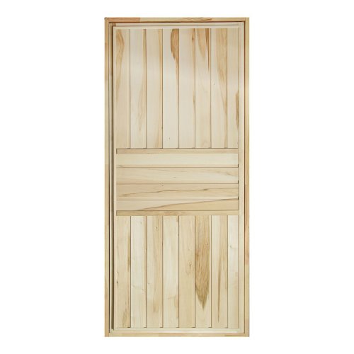 детальное фото дверь промо эконом (осина) 170х70, глухая банный эксперт в интернет-магазине Дачный Эксперт